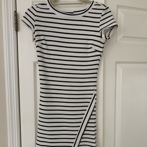 Mini striped dress